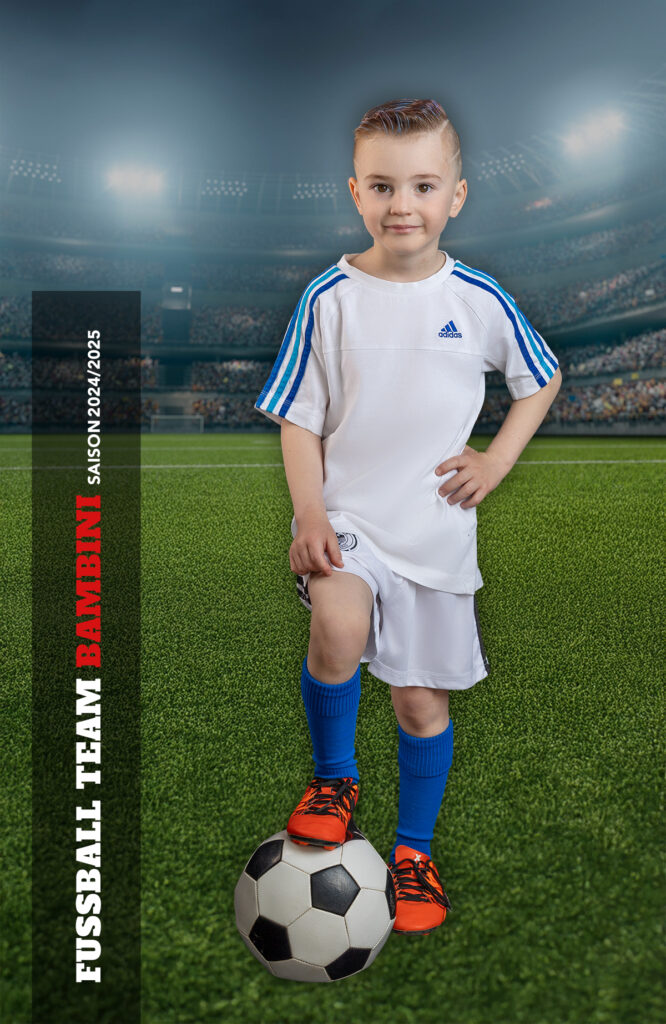 Fußball Medientag: professionelle Spielerportraits und Mannschaftsfotos im Verein