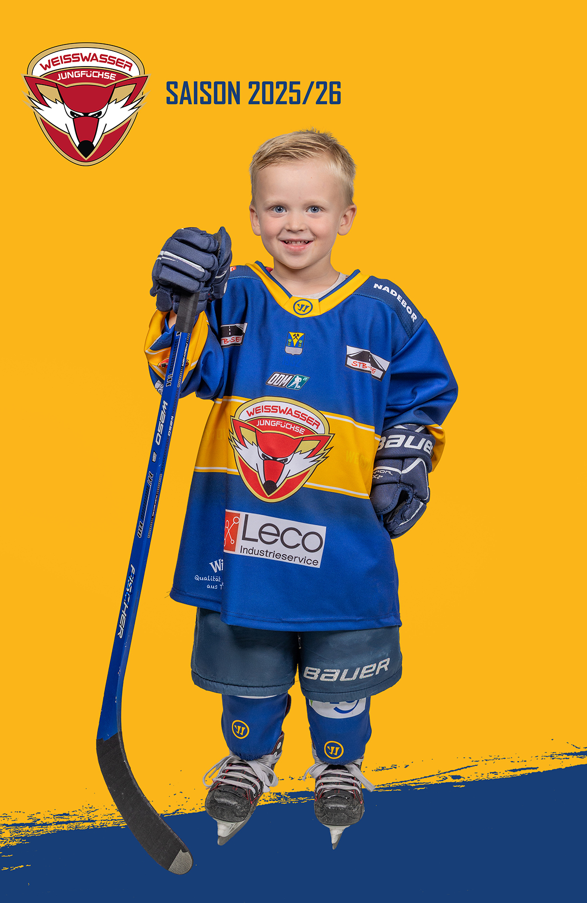 Sportler im Eishockeytrikot