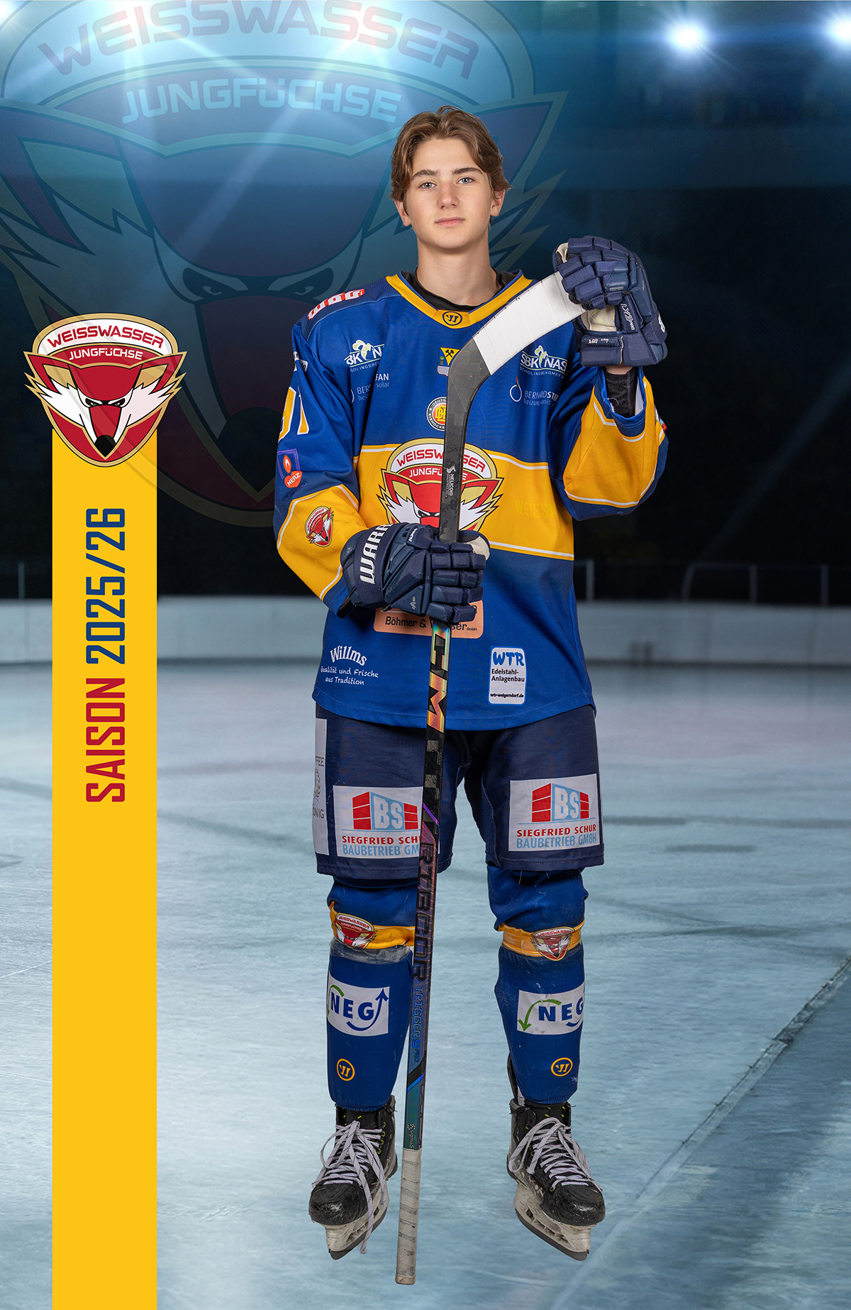 Sportlerin mit Schläger